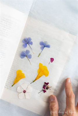 How To Press Dry Flowers